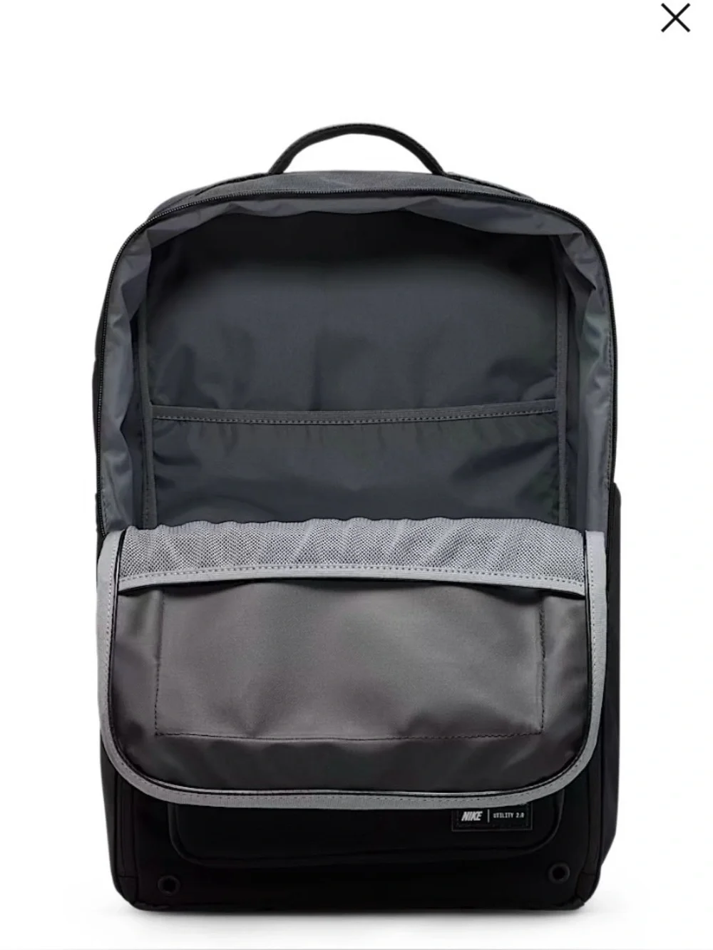 Nike Black Tactical Backpack with Front Organizer Pockets